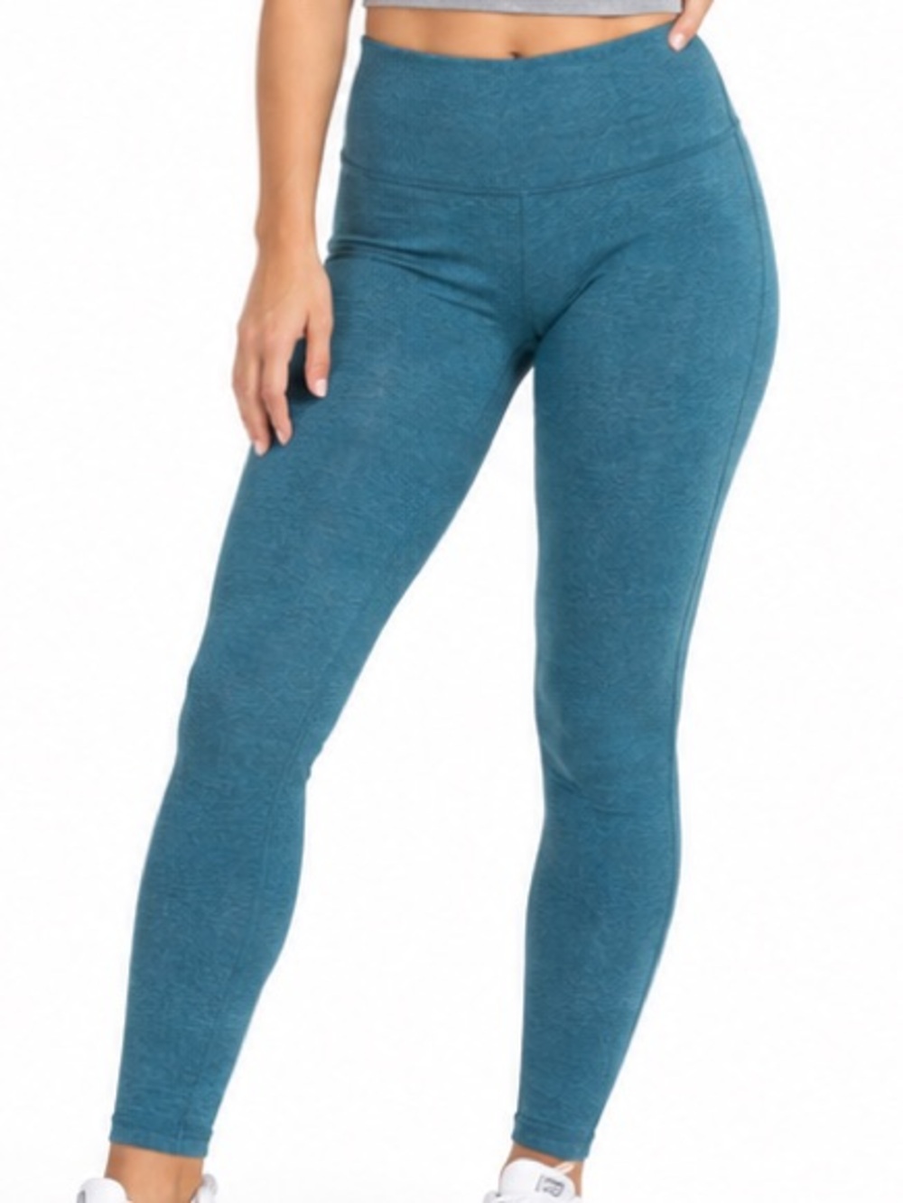 TNA Teal High Rise Leggings Size Large Aritzia